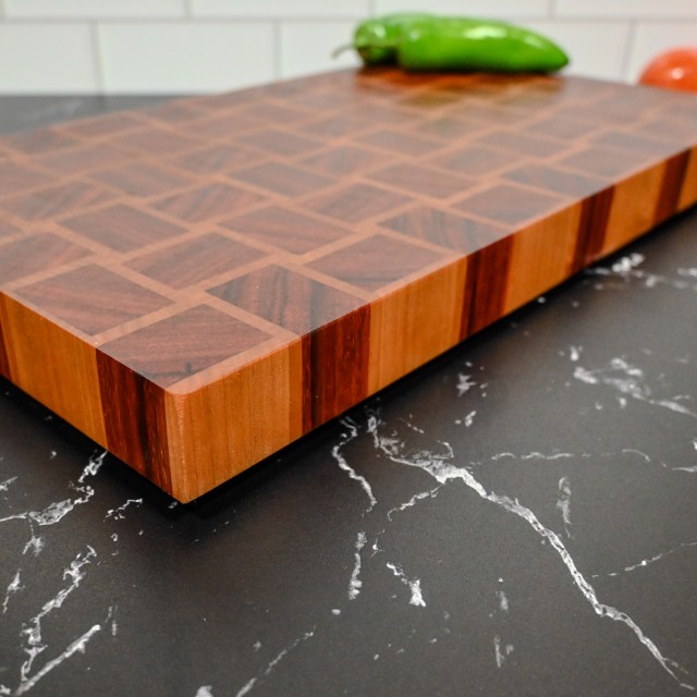 Basketweave Pattern Charcuterie End Grain - Image 2