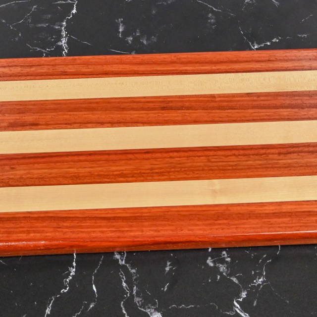 Paduk and Maple Charcuterie Tray/Cutting Board - Image 5