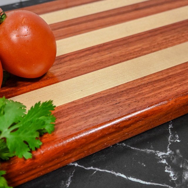 Paduk and Maple Charcuterie Tray/Cutting Board - Image 3