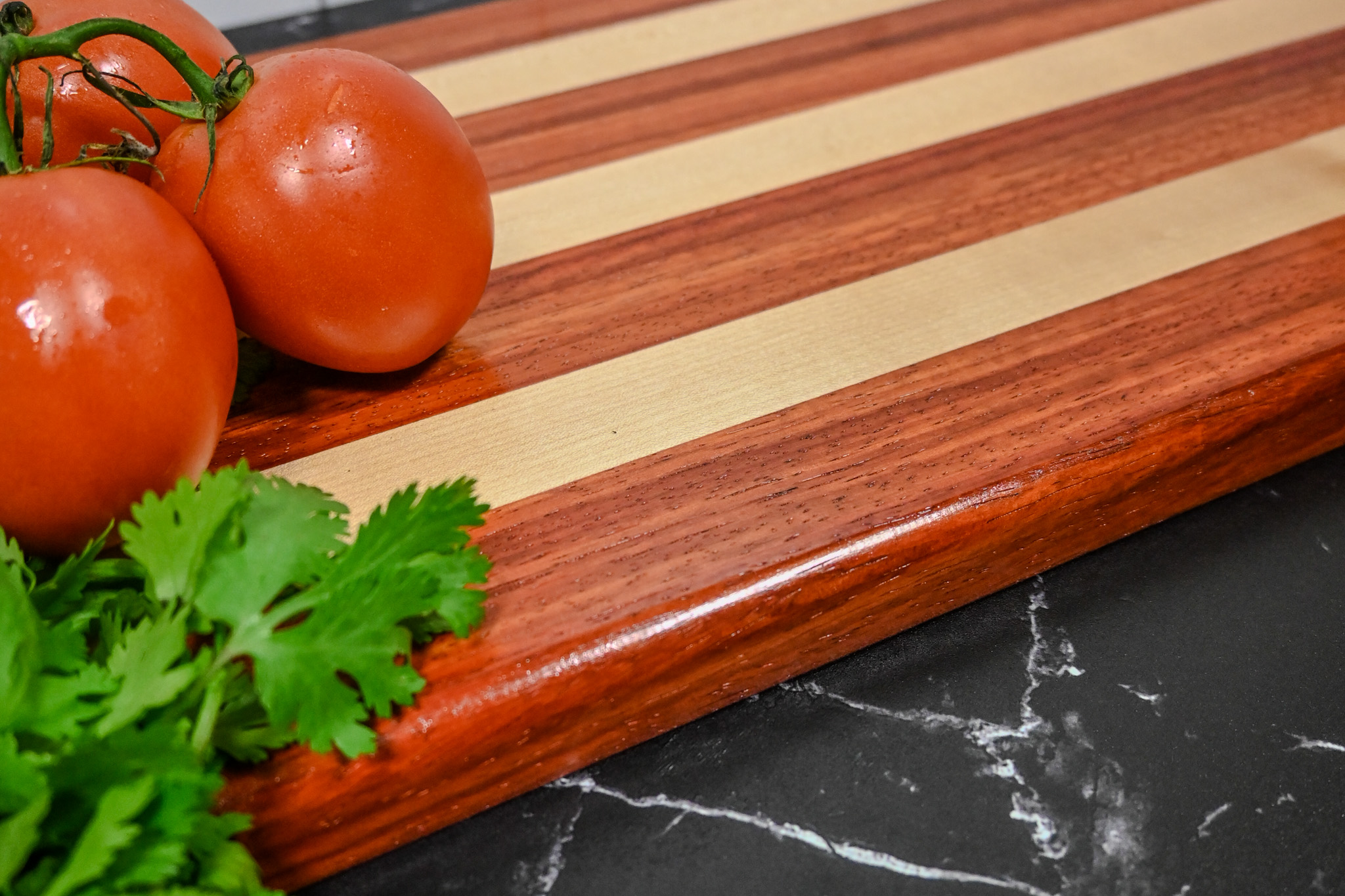 Paduk and Maple Charcuterie Tray/Cutting Board - Image 3