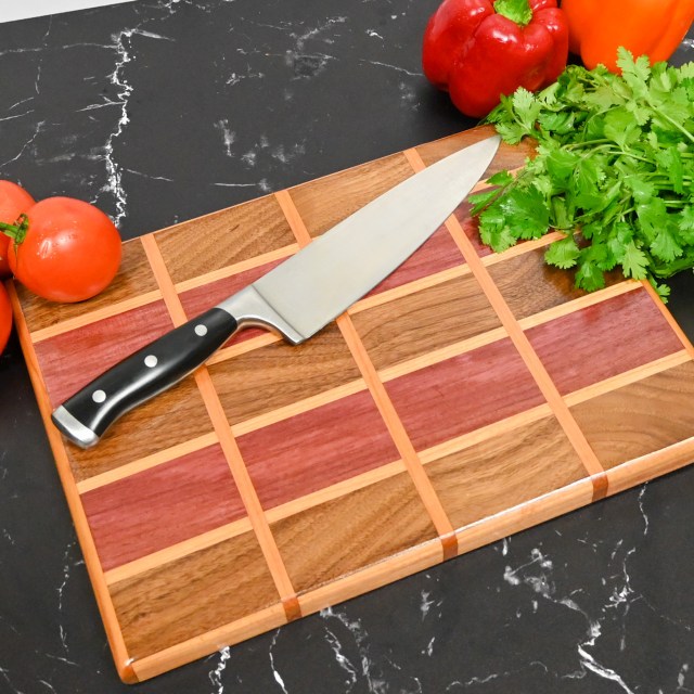 Tiled Edge Grain Cutting Board - Image 1