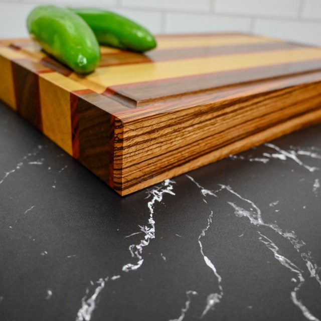 Multi-Species Edge Grain Cutting Board - Image 3