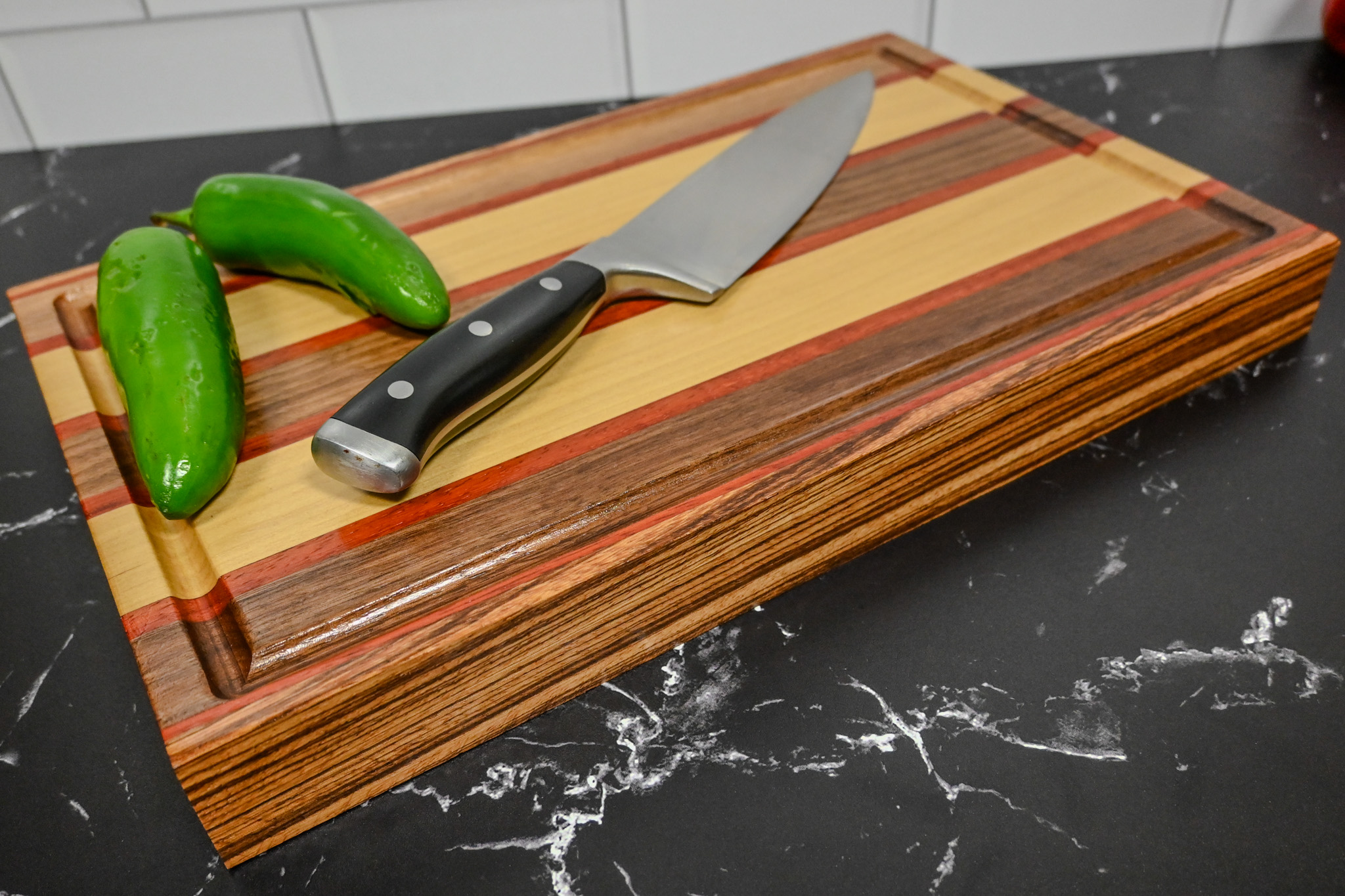 Multi-Species Edge Grain Cutting Board - Image 2