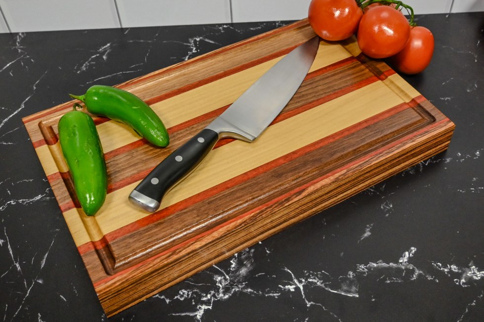Multi-Species Edge Grain Cutting Board
