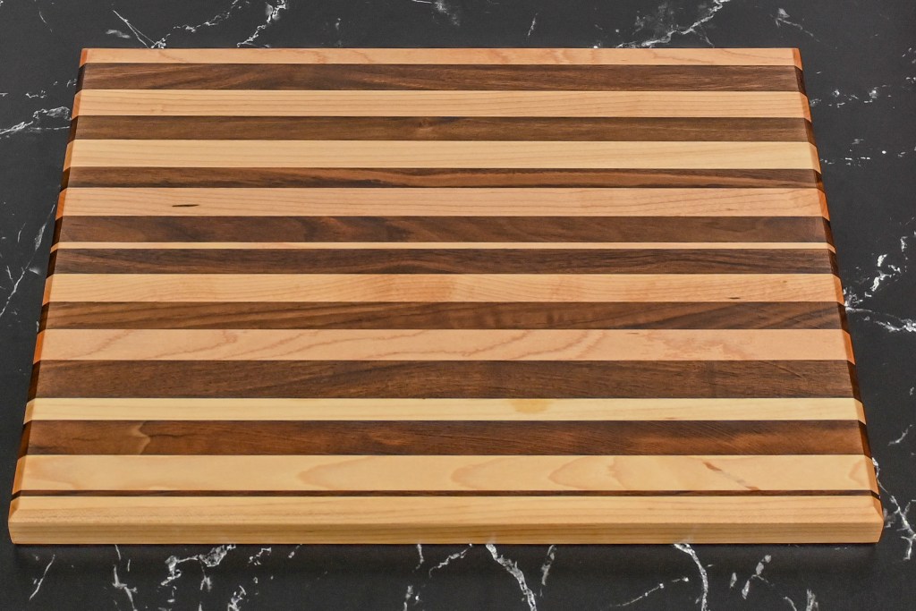Walnut & Maple Edge Grain Cutting Board