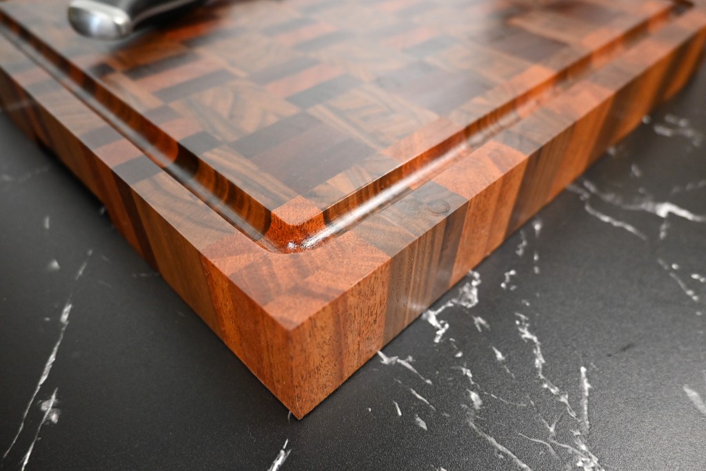 Walnut & Mahogany End Grain Cutting Board