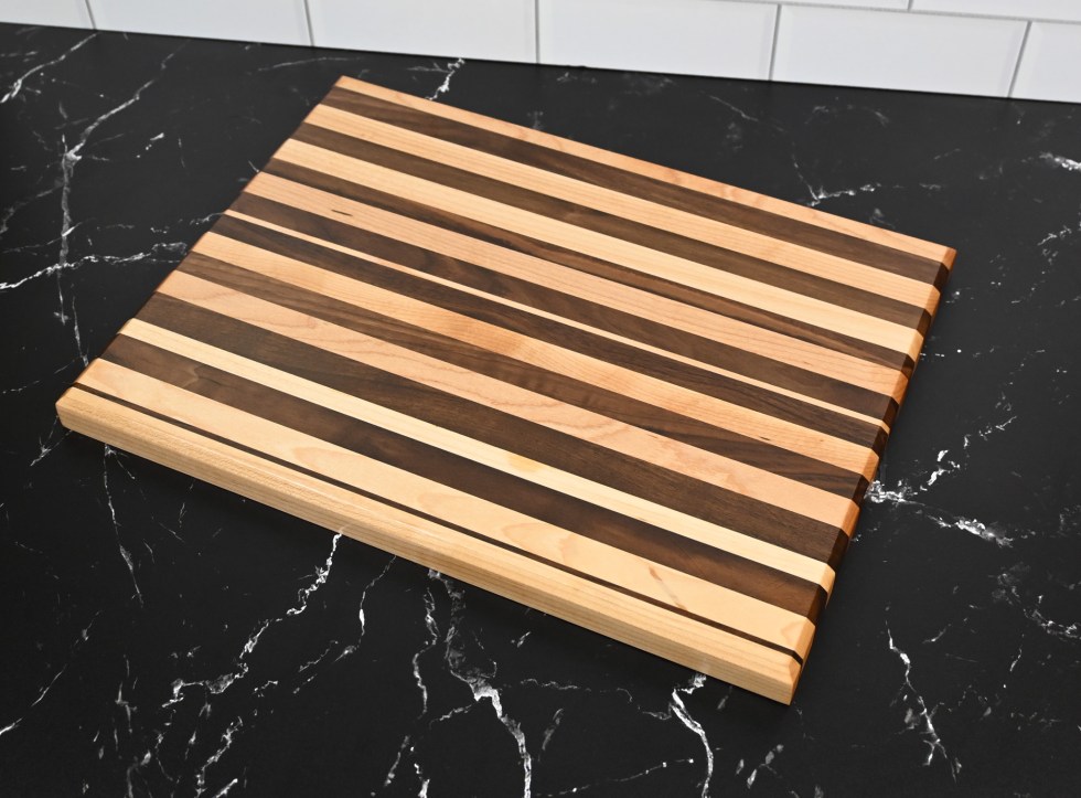Walnut & Maple Edge Grain Cutting Board