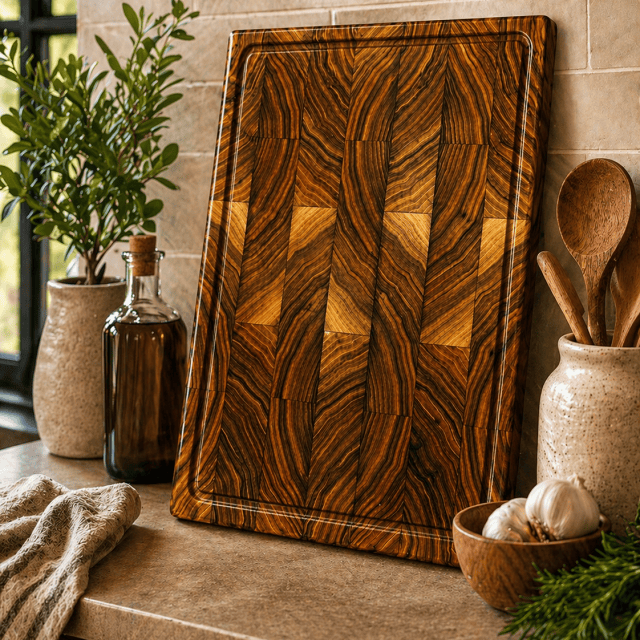 Handcrafted Walnut End Grain Cutting Board - Image 4