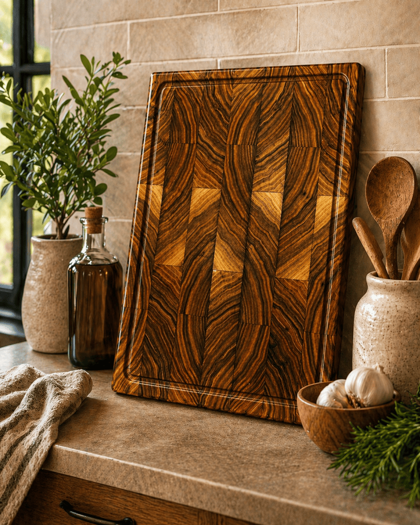 Handcrafted Walnut End Grain Cutting Board