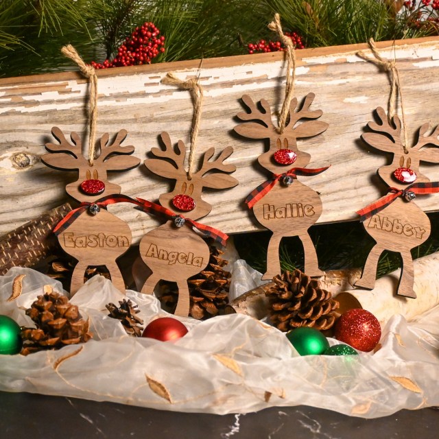Reindeer Name Ornaments - Image 1