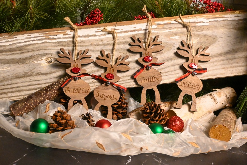 Reindeer Name Ornaments