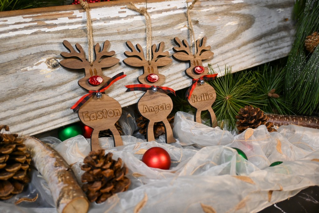Reindeer Name Ornaments