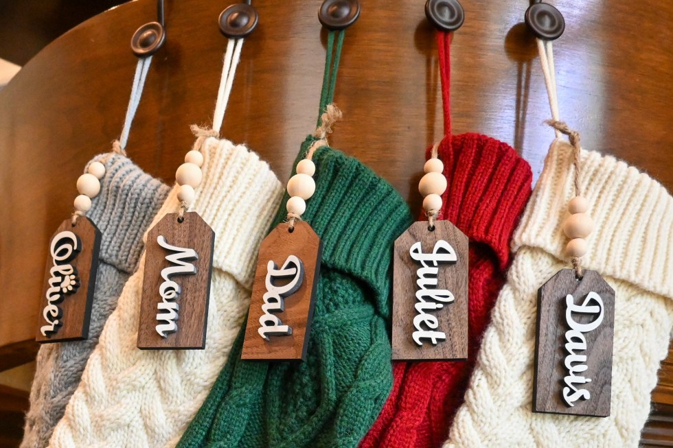 Personalized Stocking Nametags