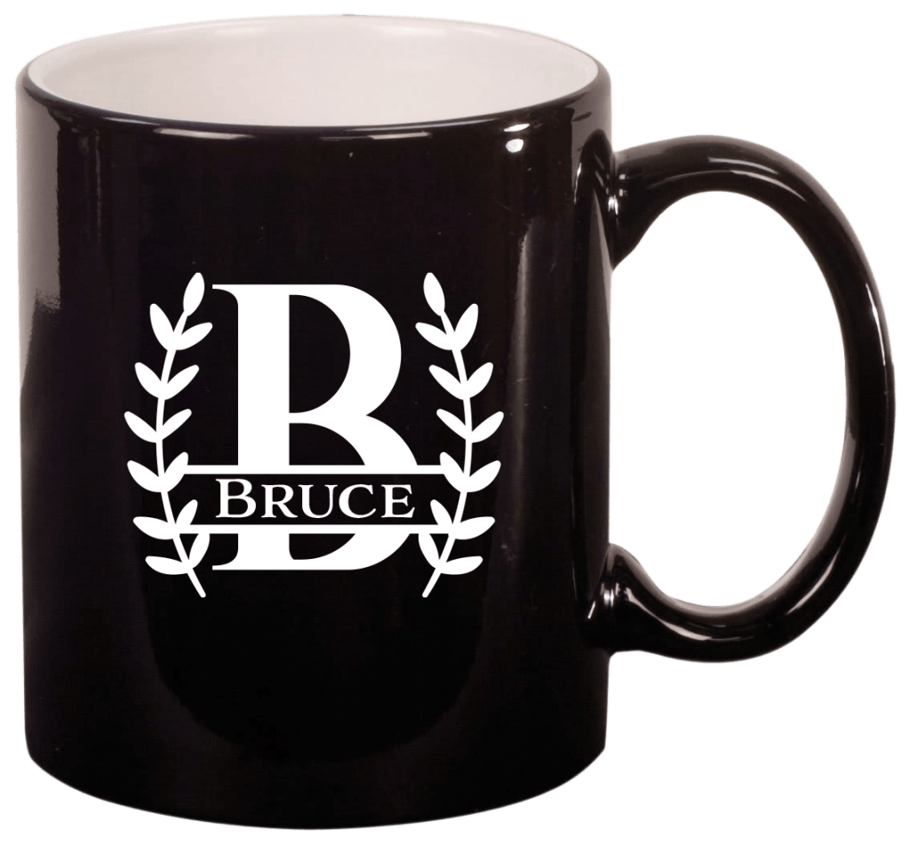 11 oz Engravable Ceramic Coffee Mugs