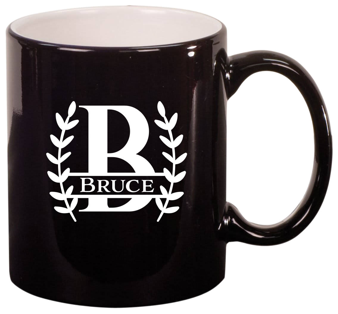 11 oz Engravable Ceramic Coffee Mugs - Image 14