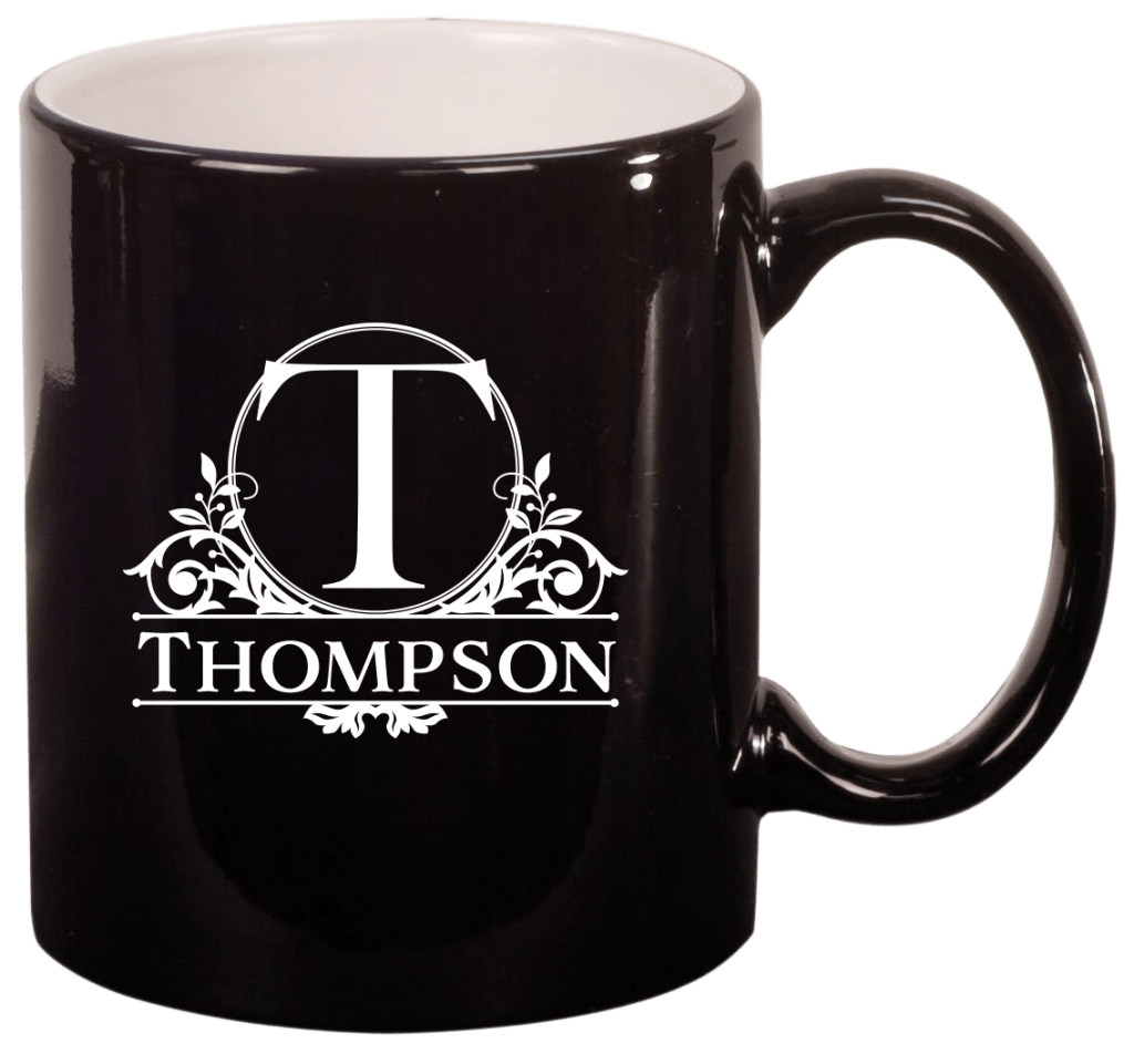 11 oz Engravable Ceramic Coffee Mugs