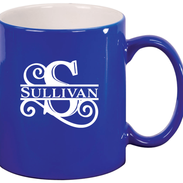 11 oz Engravable Ceramic Coffee Mugs - Image 10