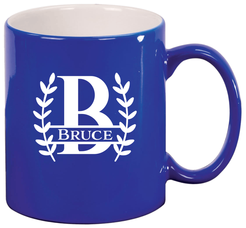 11 oz Engravable Ceramic Coffee Mugs