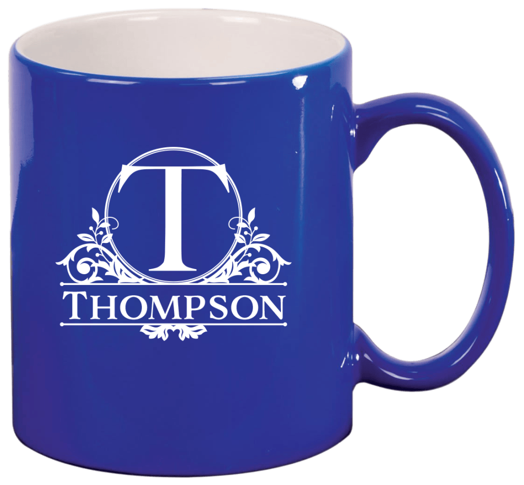 11 oz Engravable Ceramic Coffee Mugs