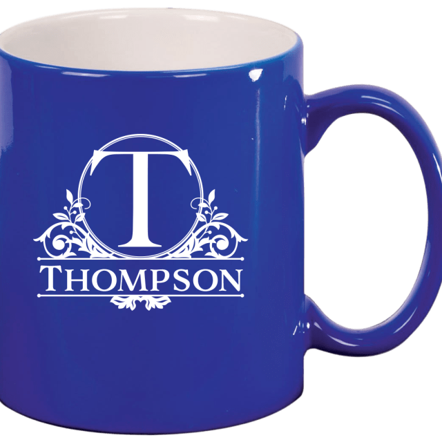 11 oz Engravable Ceramic Coffee Mugs - Image 8