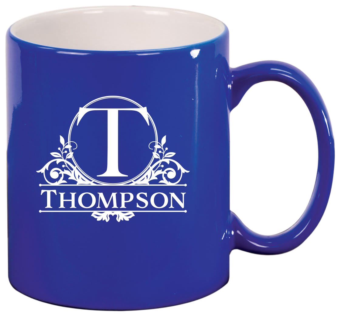 11 oz Engravable Ceramic Coffee Mugs - Image 8
