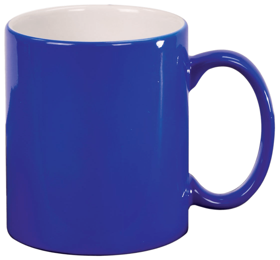 11 oz Engravable Ceramic Coffee Mugs