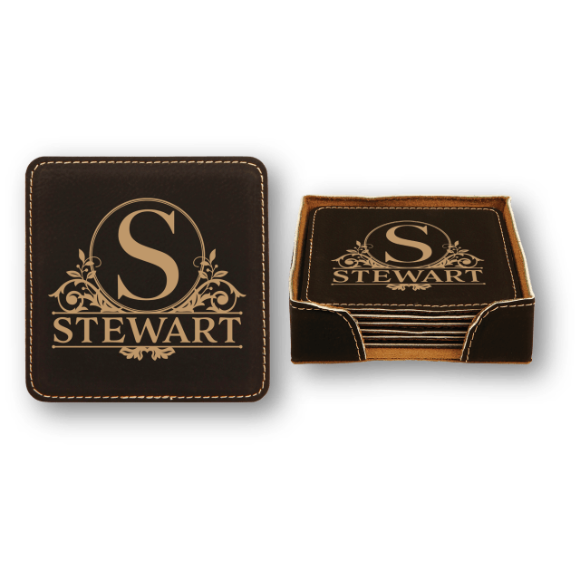 Leatherette Coasters - Image 3