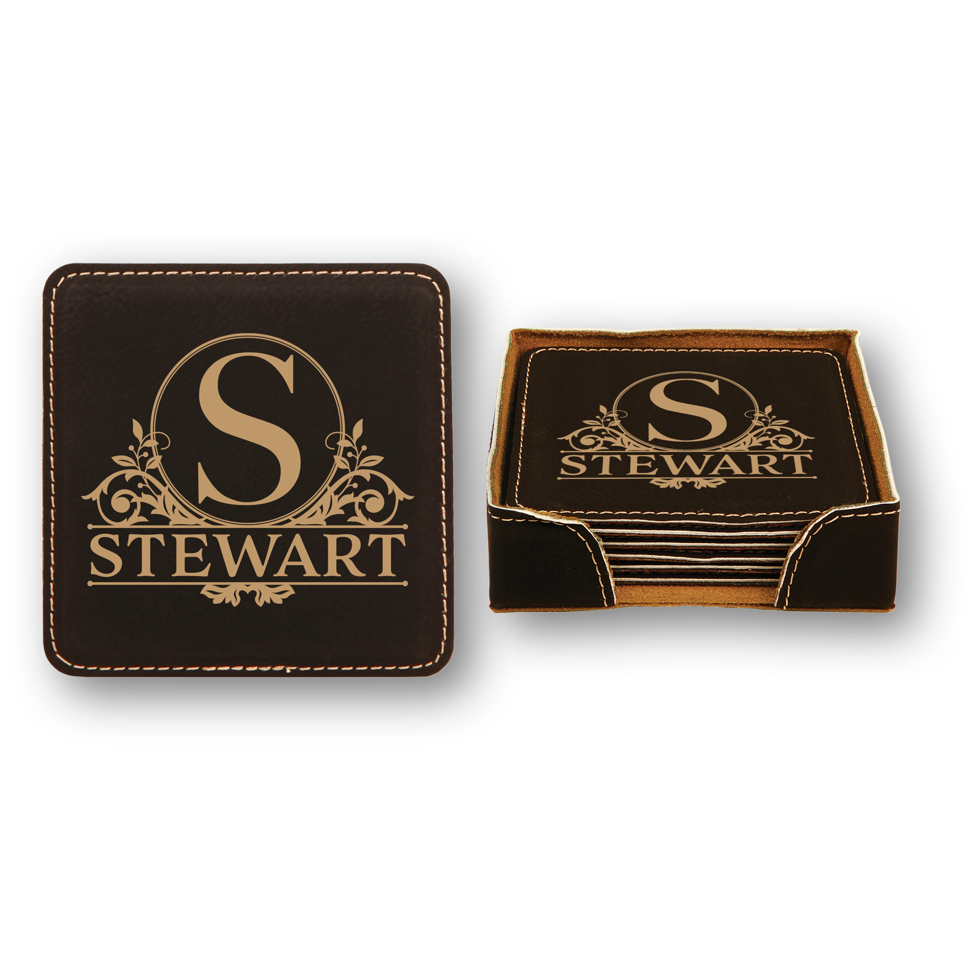 Leatherette Coasters - Image 3