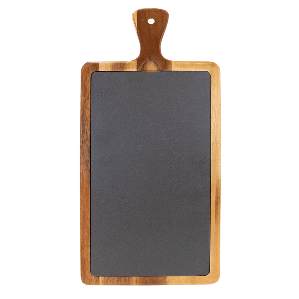 Acacia & Slate Cutting Board with Removable Insert