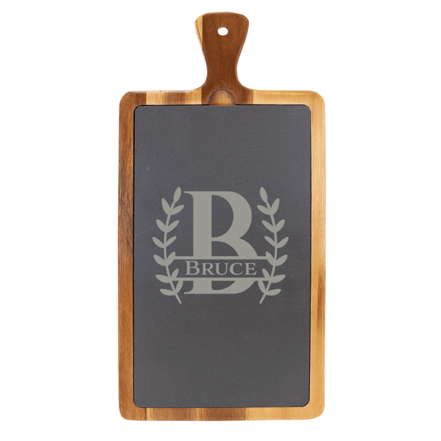Acacia & Slate Cutting Board with Removable Insert - Image 5